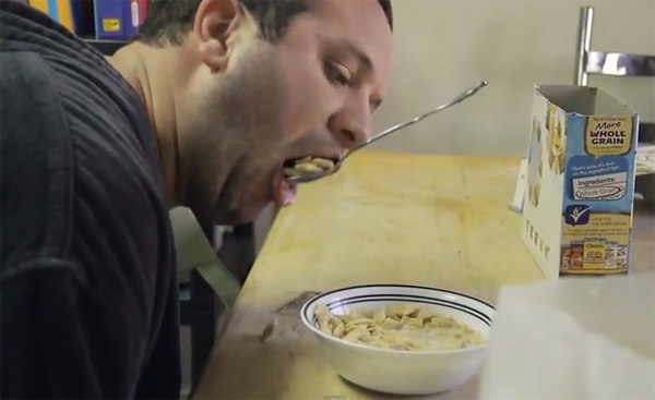 Il video dello Jedi a colazione
