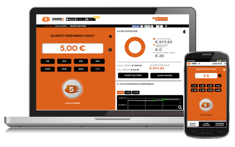 Investimenti a partire da 5 euro? Si con gimme5