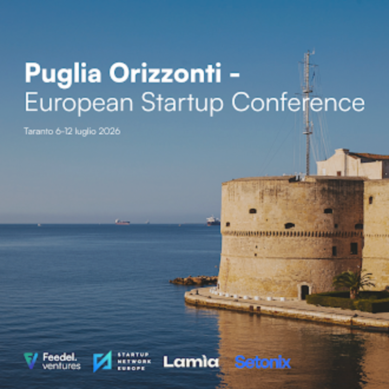 Taranto accende i riflettori sull’innovazione: arriva Puglia Orizzonti – European Startup Conference 2026