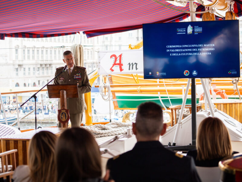 Trieste celebra il Master sulla Cultura della Difesa a bordo dell’Amerigo Vespucci